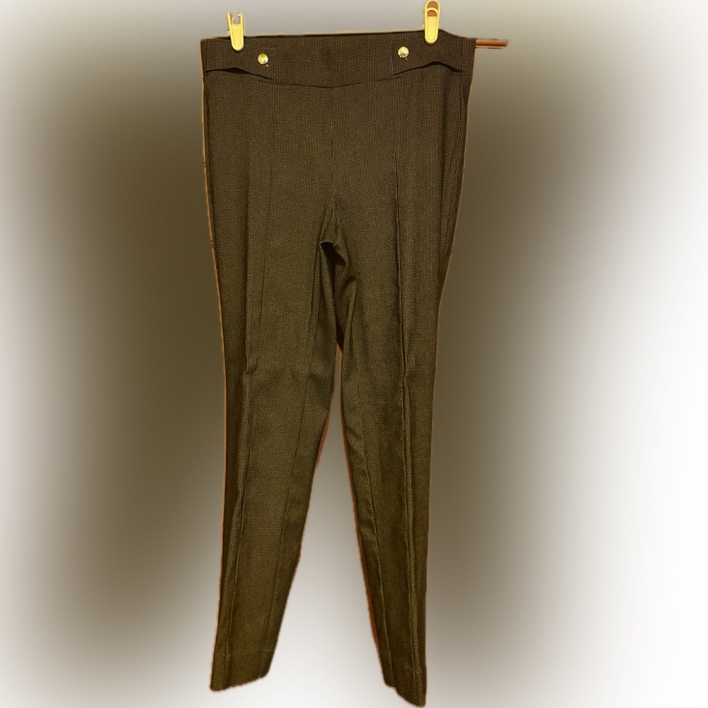 Rafaella Women's Dark Brown Straight Leg Pants